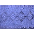 thumbnail image 1 of Ahgly Company Machine Washable Indoor Rectangle Persian Blue Traditional Area Rugs, 2' x 4', 1 of 4