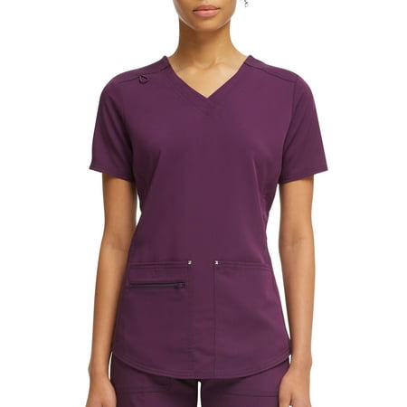 

Scrubstar Women s Ultimate Stretch Twill Criss Cross V-Neck Scrub Top WM12T900A