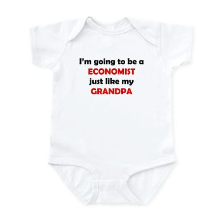 

CafePress - Economist Like My Grandpa Body Suit - Baby Light Bodysuit Size Newborn - 24 Months