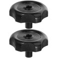 thumbnail image 1 of Generic 2 Pcs Rv Window Vent Knob Lock Black 1-inch Screw, 1 of 6