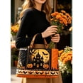thumbnail image 7 of Women's Halloween Bag,Reusable Handbag for Shopping, Outdoors, Cruises, Vacations, Travel Tote Bags,3D Quilted, Spacious, Spooky Design, 7 of 7