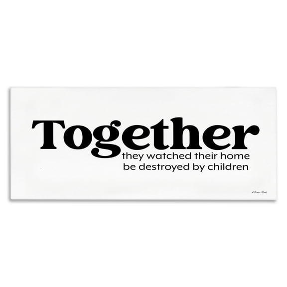 Stupell Industries Funny Parenting Sentiment Novelty Painting Gallery Wrapped Canvas Art Print Wall Art, 24 x 10