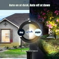 thumbnail image 7 of 10W Dusk to Dawn Led Outdoor Light 120V 3000K 1000lm Warm White LED Spot Lights Outdoor Landscape Spotlights with Photocell Sensor IP65 Waterproof Outdoor Spot Lights for Yard Flag Garden Tree, 1Pack, 7 of 7