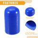 thumbnail image 5 of 1 tapón de extremo de manguera de vacío de admisión de tapa de refrigerante de silicona universal de 28 mm y 1,10 pulgadas de diámetro interior - Coche para puerto de agua de vacío de derivación del calentador de refrigerante - Azul de silicona Unique Bargains Tapa de manguera de silicona, 5 of 6