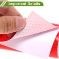 thumbnail image 3 of Unique Bargains Universal Reflective Tape Safety Warning Tape Reflector Conspicuity Tape for Trailer Trucks Bike Red 33ft x 6", 3 of 6