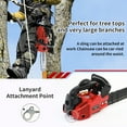 thumbnail image 4 of BAOKALER 12" Top Handle Gas Chainsaw,2-Stroke 25.4cc Portable Chain Saws for Wood Cutting, Gasoline Chain Saws for Trees, 4 of 7