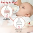 thumbnail image 4 of Nenesupply 9oz 4 Count Wide Neck Breast Pump Bottles Use as Bottles for Pumping with Spectra S1 Spectra S2 9 Plus Breast Pumps. Pump Bottles for Spectra Pump. Breastmilk Storage and Collection Bottle, 4 of 6