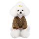 thumbnail image 5 of Suéter para perro de 2 piezas, abrigo para perro o gato pequeño y mediano, chaqueta de invierno cálida de algodón suave para cachorro (marrón + rosa), 5 of 5