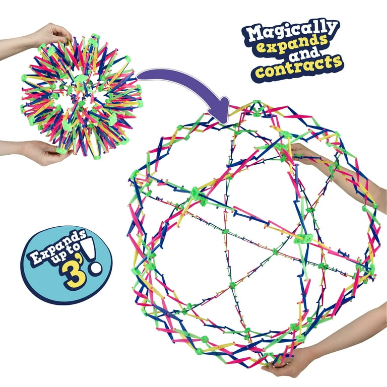 ORB Expand-A-Ball, 3ft, Colorful Sensory Fidget Sphere for Kids