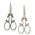 thumbnail image 3 of Abbracc 2pcs Stainless Steel Floral Sewing Scissor Shears for Embroidery Arts Crafts, 3 of 9