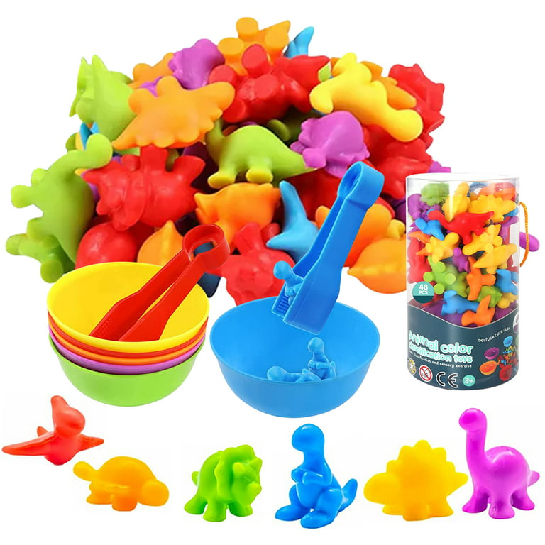 Kaufe Counting Animal Matching Games Color Sorting Toys Preschool Learning  Educational Sensory Training Montessori Toy For Kids
