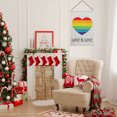 thumbnail image 7 of Love is Love Rainbow Pride Garden Flag, LGBTQ Pride Flag, Gay Pride Front Porch Decor, Outdoor Indoor Decorations 12 x 18 inch, 7 of 7
