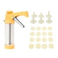 thumbnail image 1 of Hioecau Cookie Press with 16 Discs 6 Decorating Tips Home DIY Cookie Maker Machine Cake Icing Tools Kit Kitchen Baking Supplies, 1 of 7