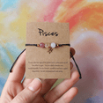 thumbnail image 2 of Z.LP Jewelry 12 Zodiac Sign Beaded Bracelet - Adjustable Constellation Charm Bracelet for Astrology Lovers, 2 of 5