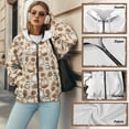 thumbnail image 6 of FOR U DESIGNS Cute Cat Zip Up Hoodies Sweatshirt Women Oversized Hooded Sweatshirt Women with Front Zipper Lightweight Hoodie Size M Ladies Activewear Tops with Pockets, 6 of 7