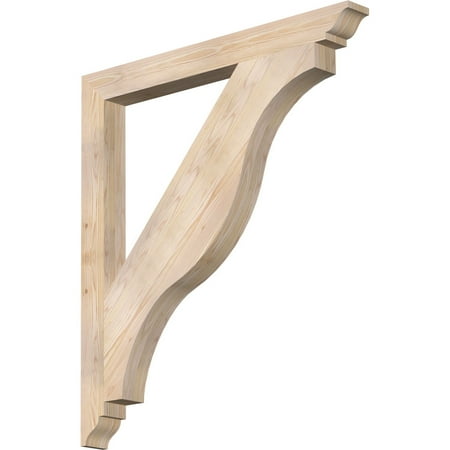 

Ekena Millwork 3 1/2 W x 38 D x 42 H Funston Traditional Smooth Bracket Douglas Fir