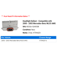 thumbnail image 2 of Headlight Ballast - Compatible with 2000 - 2003 Mercedes-Benz ML55 AMG 2001 2002, 2 of 2