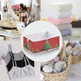 thumbnail image 4 of Iauyy Foldable Home Closet Storage Bins - Waterproof 300D Oxford Rectangle Baskets with Handles for Clothing Storage Books，Small Christmas Tree, 4 of 6