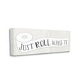 thumbnail image 3 of Stupell Industries Roll With It Phrase Charming Country Toilet Paper, 48 x 20, Design by Natalie Carpentieri, 3 of 7