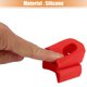 thumbnail image 5 of Par Siliciona Bicicleta Ciclismo Biela Botas Protectores Rojo Unique Bargains Bielas y accesorios para bicicletas, 5 of 6