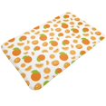 thumbnail image 3 of Bathroom Rugs Non Slip Washable - Cute Sweet Orange Kitchen Mats for Floor, Area Rugs for Entryway Rugs Indoor, Laundry Bathroom Room Door Rug with Rubber Backing 20x31.5in, 3 of 8