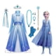 thumbnail image 2 of Vestido de princesa Frozen para niñas, disfraz de reina de la nieve, Elsa, ropa para niños, fiesta de Halloween, Carnaval, vestidos de Cosplay para niños de 4 a 12 años Fivean unisex, 2 of 2