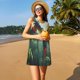 thumbnail image 3 of Balery Flying Parrots In Jungle Vestidos de verano para mujer con estampado: vestido holgado sin mangas, vestido playero informal y cómodo para días calurosos., 3 of 7