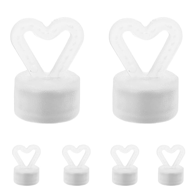 6 piezas de accesorios para globos de boda, globos de helio para fiestas de cumpleaños y celebraciones, contrapesos para globos exteriores, contrapesos reutilizables para globos