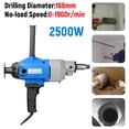 thumbnail image 2 of 168mm Diamond Core Drill Concrete Drilling Machine Heavy Duty Engineering 2500W, 2 of 10