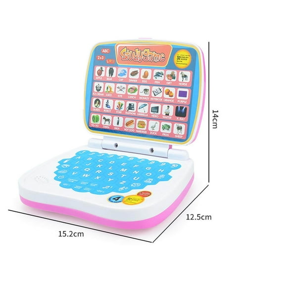 Baohd Multifunction English Early Education Study Game Toy Laptop Computer for Kid