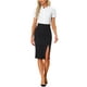 thumbnail image 2 of Cuerpo de mujer con cuello alto y mangas cortas INSPIRE CHIC S Blanco, 2 of 6