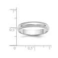 thumbnail image 4 of Ladies or Mens 14K White Gold 4mm Milgrain Wedding Band Ring, 4 of 5
