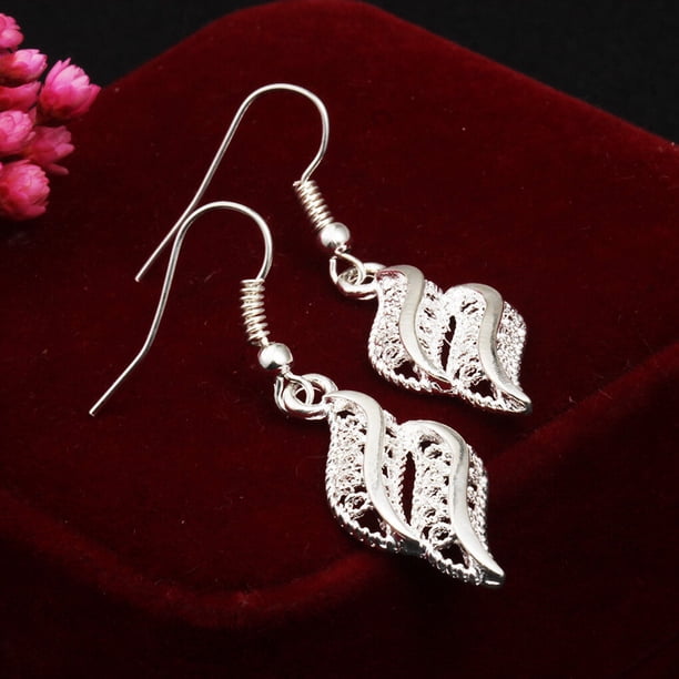 Paire De Boucles D'oreilles Pendantes Rétro Vintage - Fermoir Clip, Couleur Dorée