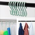 thumbnail image 5 of Uxcell Bedroom S Shape Hooks Plastic Kitchen Hanging Closet Utensils Coat Towel Hanger Light Blue 40pcs, 5 of 6