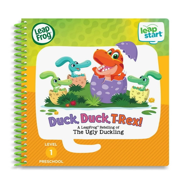 LeapFrog LeapStart Duck, Duck, T-Rex! - A LeapFrog Retelling of The Ugly Duckling Activity Book - Version anglaise 2-4 Ans