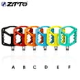 thumbnail image 3 of Ztto mg5 1 par nylon bicicleta pedal de acero eje picos pines reemplazable superficie ancha bicicleta pedales de bicicleta sustitución de piezas de ciclo suministros negro Speravity OD002864-01B, 3 of 7