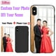 thumbnail image 2 of Fundas de cuero con foto personalizada para iPhone 14 13 12 Mini 11 Pro XS Max XR X 6 6S 7 8 Plus SE 2020, cubierta de vidrio transparente personalizada Tan Jianjun unisex, 2 of 2
