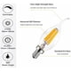 thumbnail image 3 of Piezas E14 6W Bombillas de Filamento LED Regulables (Equivalente a Lámpara Halógena de 60W) 600LM Blanco Cálido 2700K Bombilla de Vela Retro C35 Lámpara de Ahorro de Energía [Clase de eficiencia energ, 3 of 5