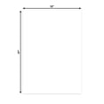 thumbnail image 2 of Textured White 12x17 Uncut Art Mat Board - No Opening - 50 Mats, 2 of 7