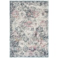 thumbnail image 3 of SAFAVIEH Area Rug 6'7"x9'2" - Madison Collection - Transitional Modern Design, Navy & Teal, Non-Shedding & Easy Cleaning, Ideal for Living Room, Bedroom, Dining Space (MAD611N), 3 of 17