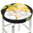 thumbnail image 3 of Naloa Sunflower Gnomes5 Round Bar Stool Cushion Cover 12-14 inch, Fits Kitchen, Office, Restaurant Chairs - 12 inch, 3 of 7