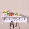 thumbnail image 2 of SHISUYAN 1Set Wall Mounted Clothes Rack Decorative Shelving Waterproof Durable Home, 2 of 9