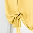 thumbnail image 5 of CUH Yellow Blackout Roman Curtains for Kids Bedroom Thermal Insulated Curtains Rod Pocket Tie Up Shade Curtains 1-Panel for Small Windows Bathroom Kitchen (22 x 54 Inches Long), 5 of 7
