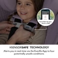 thumbnail image 4 of Evenflo Gold Revolve360 Slim 2-in-1 Rotating Car Seat with SensorSafe (Obsidian), 4 of 12