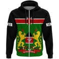 thumbnail image 2 of Sudadera con capucha y cremallera con estampado 3D de la bandera de Kenia para hombre, ropa con emblema nacional de Kenia, chándal diario, ropa de calle para niños, camisetas para niños, 2 of 5