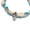thumbnail image 5 of Chaîne de Cheville Boho Argentée avec Pendentif Tortue Perle Turquoise pour Femmes et Filles, 5 of 5