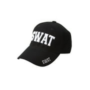 SWAT : Secial Weapons and Tactics Team Adjustable Strap Hat - Black