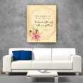 thumbnail image 4 of Vintage Posters Job 12 9 Floral Bible Verse Canvas Wall Art Prints Modern Chic Decor For Bedroom Unframed 16x24 in, 4 of 5