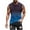 Blue, variant on ZCFZJW Mens Casual Workout Tank Tops Trendy Tie Dye Gradient Print Regular Fit Comfy Pullover Loose Regular Fit Crew Neck Sleeveless Fitness Vest Gray XL