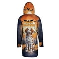 thumbnail image 2 of Mummy Brittany Spaniel Happy Halloween with Pumpkins Bats Spooky Fun All Over Print 3D Hooded Duffle Toggle Coat Brittany Dog Lover Gifts Idea - 00019, 2 of 6